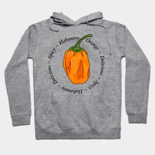 Habanero Orange Chili Pepper Hoodie